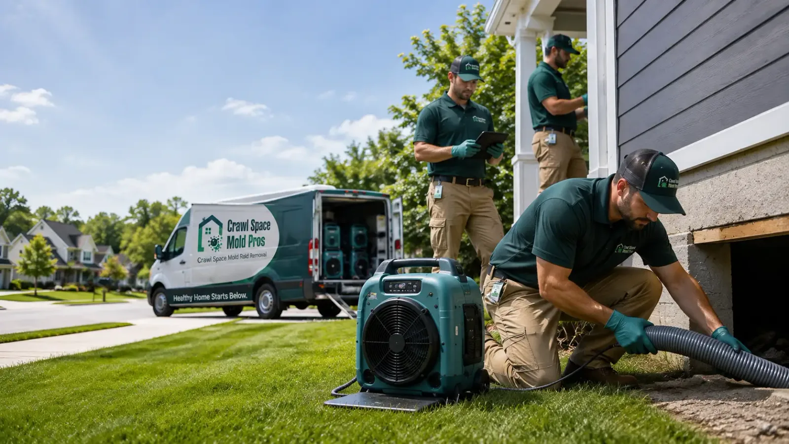 Crawl Space Mold Removal in Oak Harbor, OH